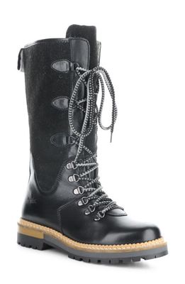 Bos. & Co. Algid Waterproof Boot in Black Feel/Tweed