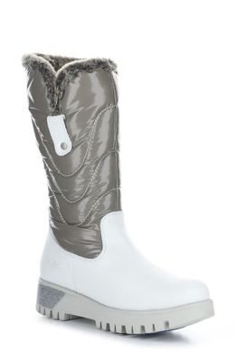 Bos. & Co. Astrid Primaloft® Wool Lined Waterproof Boot in White/Grey White