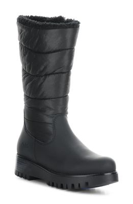 Bos. & Co. Gracen Prima Waterproof Winter Boot in Black Bard/Piumino