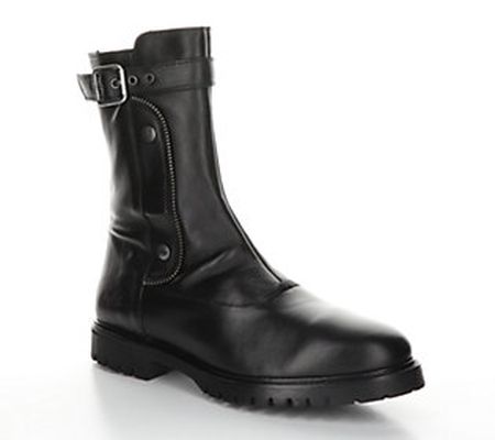 Bos & Co Leather Rubber Heel Boots - Bash