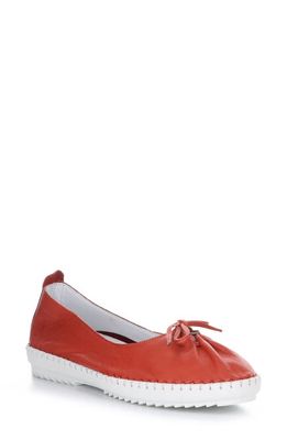 Bos. & Co. Osaka Slip-On Sneaker in Red Sauvage Soft Leather
