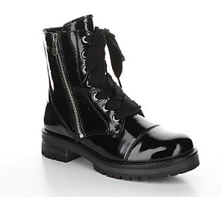 Bos & Co Patent Rubber Heel Boots - Paulie