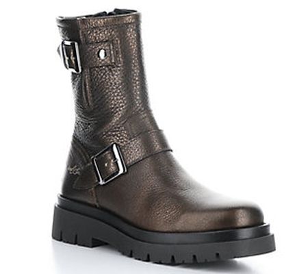 Bos. & Co. Winter Metallic Leather Boots - Mara ng-F