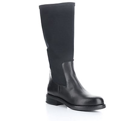 Bos. & Co. Winter Tall Leather Stretch Boots - Noise-F