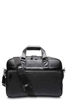 Bosca Monfrini Stringer Leather Briefcase in Black 