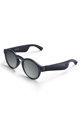 bose Frames Rondo 49.5mm Audio Sunglasses in Black