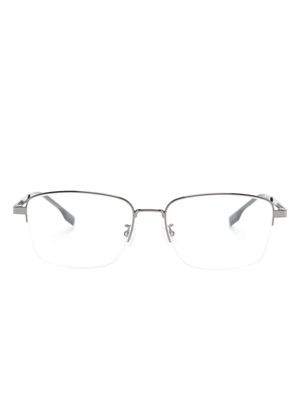 BOSS 1474 rectangle-frame glasses - Silver