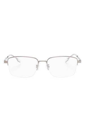 BOSS 1474F rectangle-frame glasses - Silver