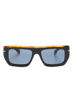 BOSS 1502/S rectangle-frame sunglasses - Black