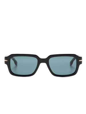BOSS 1596/S rectangle-frame tinted sunglasses - Black