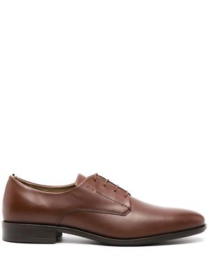 BOSS 30mm leather derby shoes - Brown