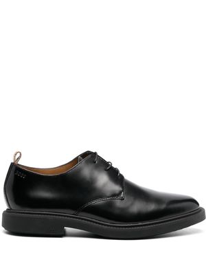BOSS 35mm lace-up leather derby shoes - Black