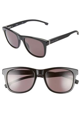 BOSS 53mm Square Sunglasses in Black
