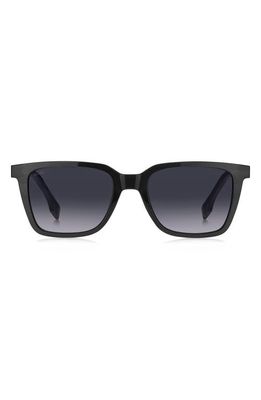 BOSS 53mm Square Sunglasses in Grey/Grey Shaded
