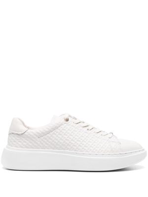 BOSS Amber Tenn leather sneakers - White