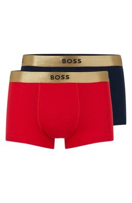 BOSS Assorted 2-Pack Trunks in Open Red