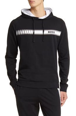 BOSS Authentic Pullover Hoodie in Black