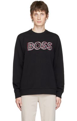 Boss Black Embroidered Sweatshirt