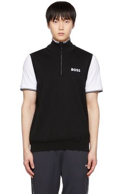 Boss Black Half-Zip Vest