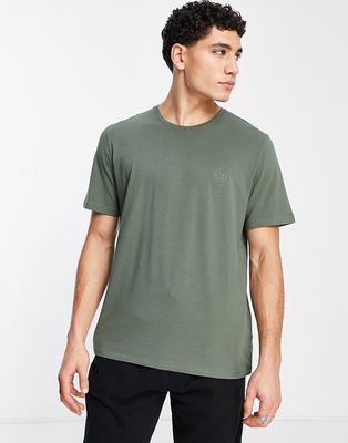 Boss Bodywear loungwear t-shirt in khaki SUIT 3-Green