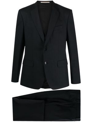 BOSS checked single-breasted three-piece suit - Black