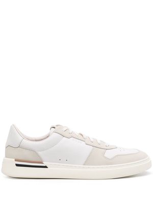 BOSS Clint leather sneakers - White
