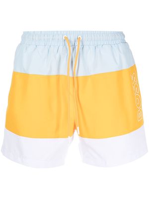 BOSS Coco colour-block swim shorts - Multicolour