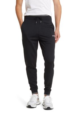 BOSS Colorblock Tracksuit Lounge Joggers in Black