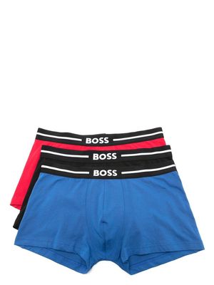 BOSS contrast-waistband boxers - Multicolour