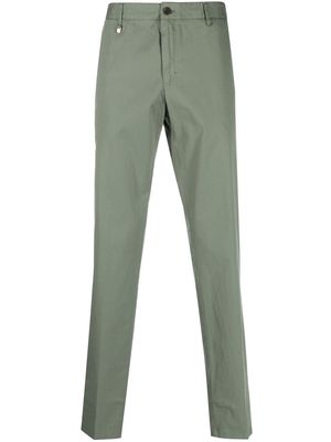 BOSS cotton-stretch chino trousers - Green