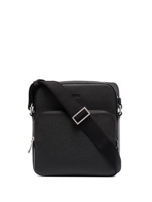 BOSS Crosstown leather crossbody bag - Black