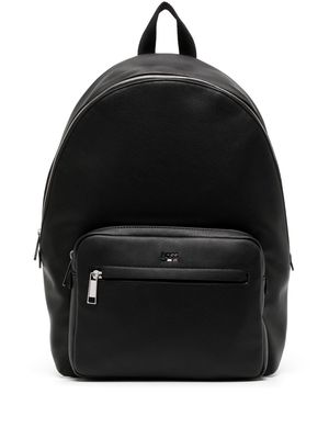BOSS debossed-logo backpack - Black