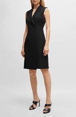 BOSS Dekava Blazer Dress in Black