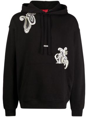 BOSS Dolias paisley-print sweatshirt - Black