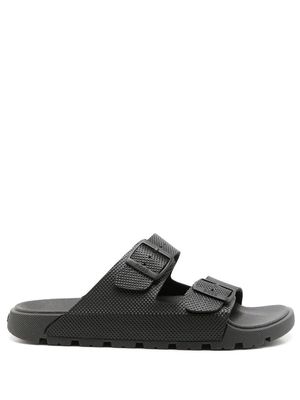 BOSS double-strap buckled sandals - Black