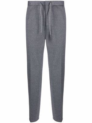BOSS drawstring tapered-leg trousers - Grey