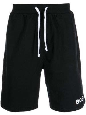 BOSS Ease logo-print shorts - Black