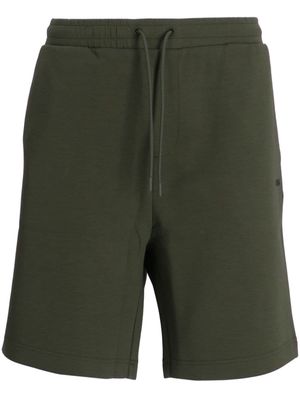BOSS elasticated-waist jersey shorts - Green