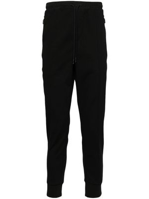 BOSS elasticated-waist track pants - Black