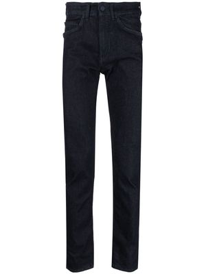 BOSS embossed-logo slim-fit jeans - Blue