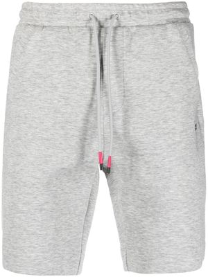BOSS embroidered-logo track shorts - Grey