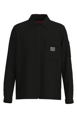 BOSS Emmond Shirt Jacket in Black