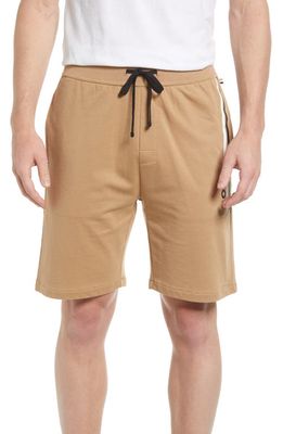 BOSS Essential Cotton Pajama Shorts in Beige