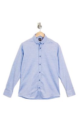 BOSS Hank Cotton Dress Shirt in Light Blue