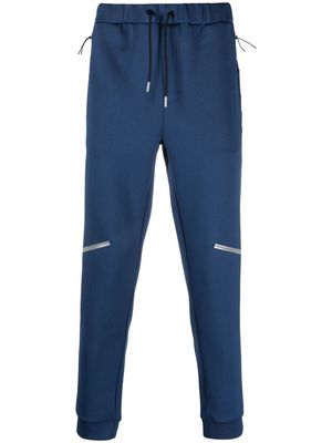 BOSS Hicon logo patch track pants - Blue