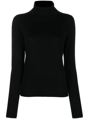 BOSS high-neck wool sweater - Black