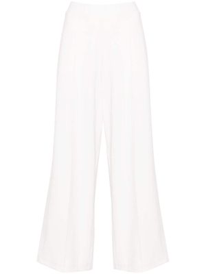 BOSS high-waist track trousers - White