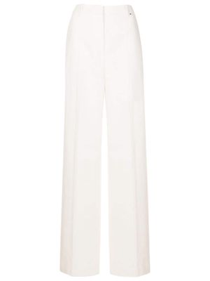 BOSS high-waisted tailored trousers - White