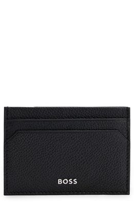 BOSS Highway Leather Money Clip in Black