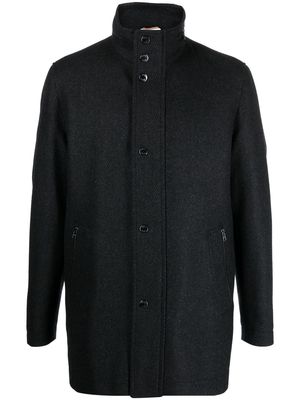 BOSS hooded cashmere coat - Grey